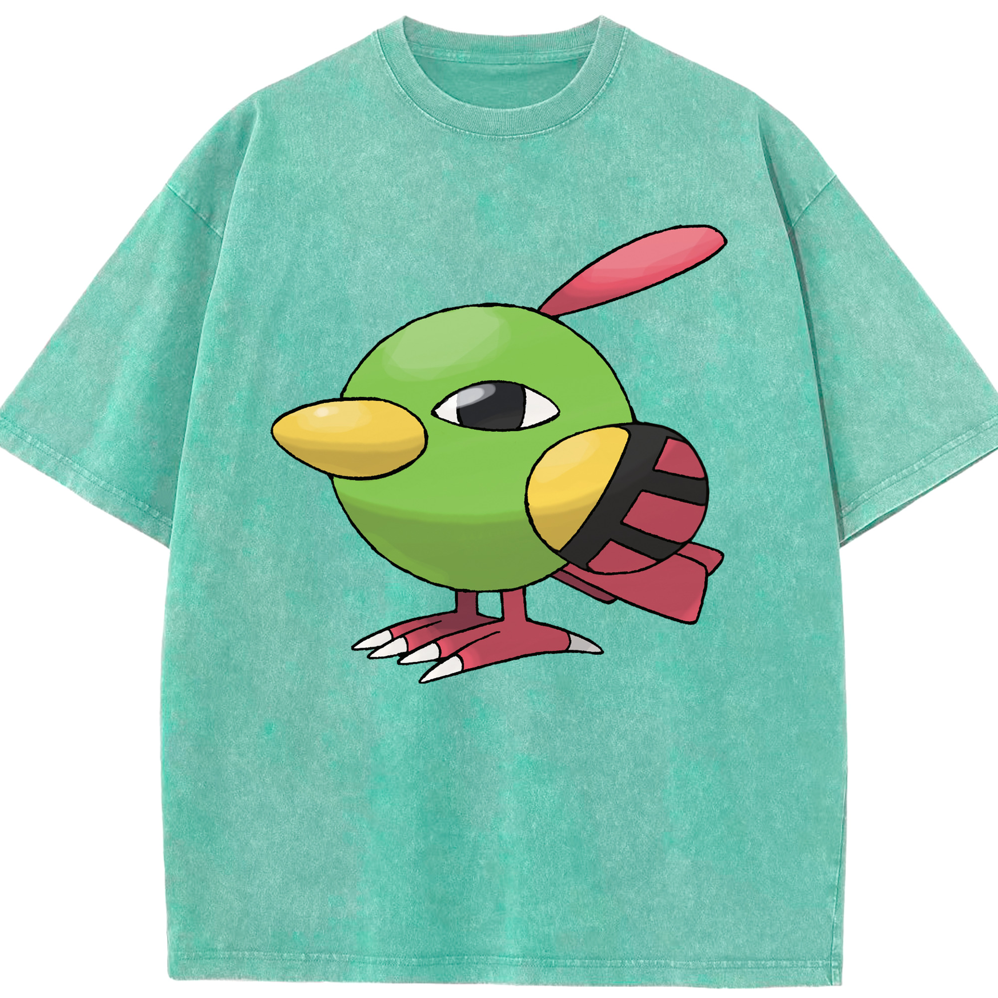 （画像用） ポケットモンスター Pokémon 綿100% ヴィンテージ風 半袖Tシャツ（フロントプリント）